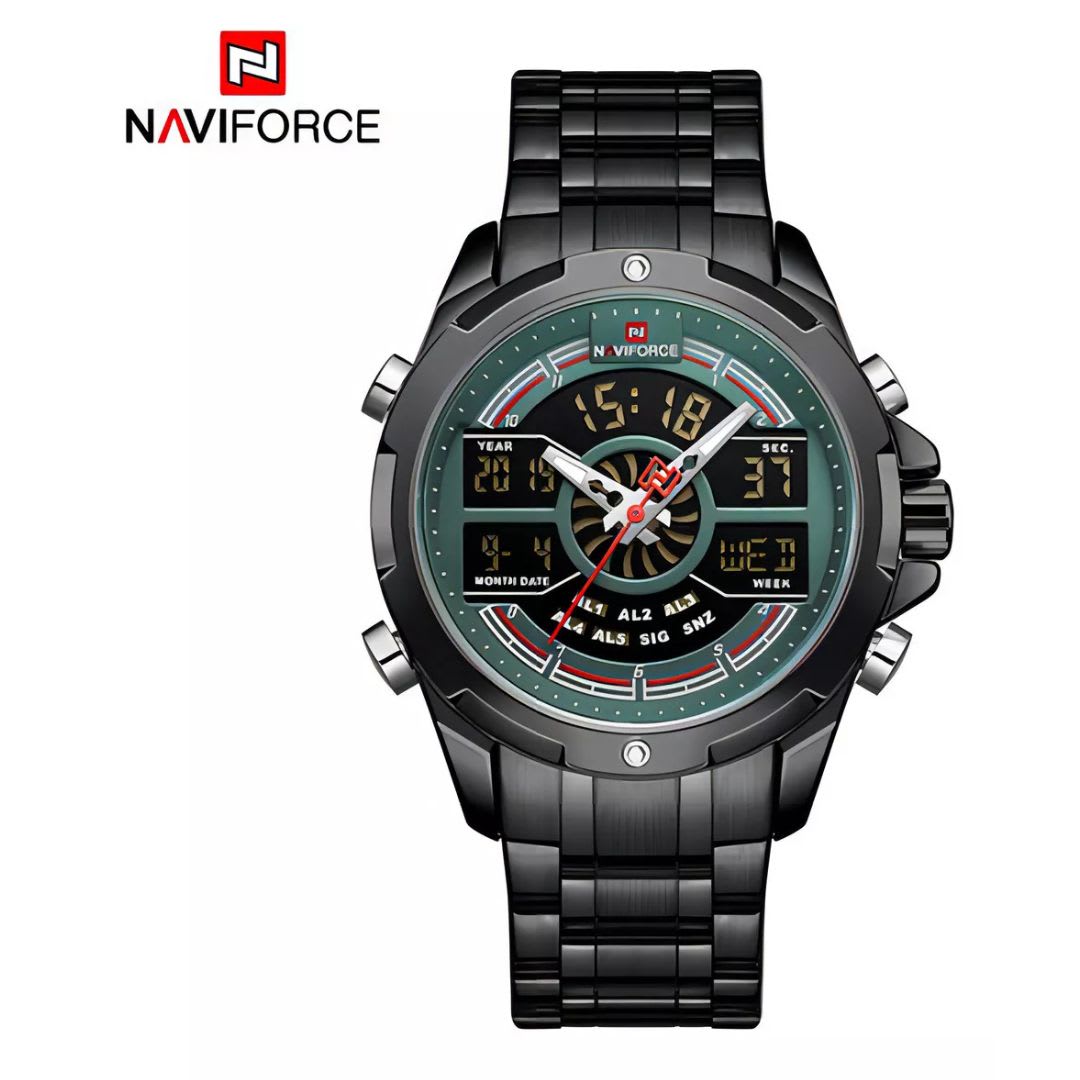 RELOJ FOSSIL NEGRO VERDE