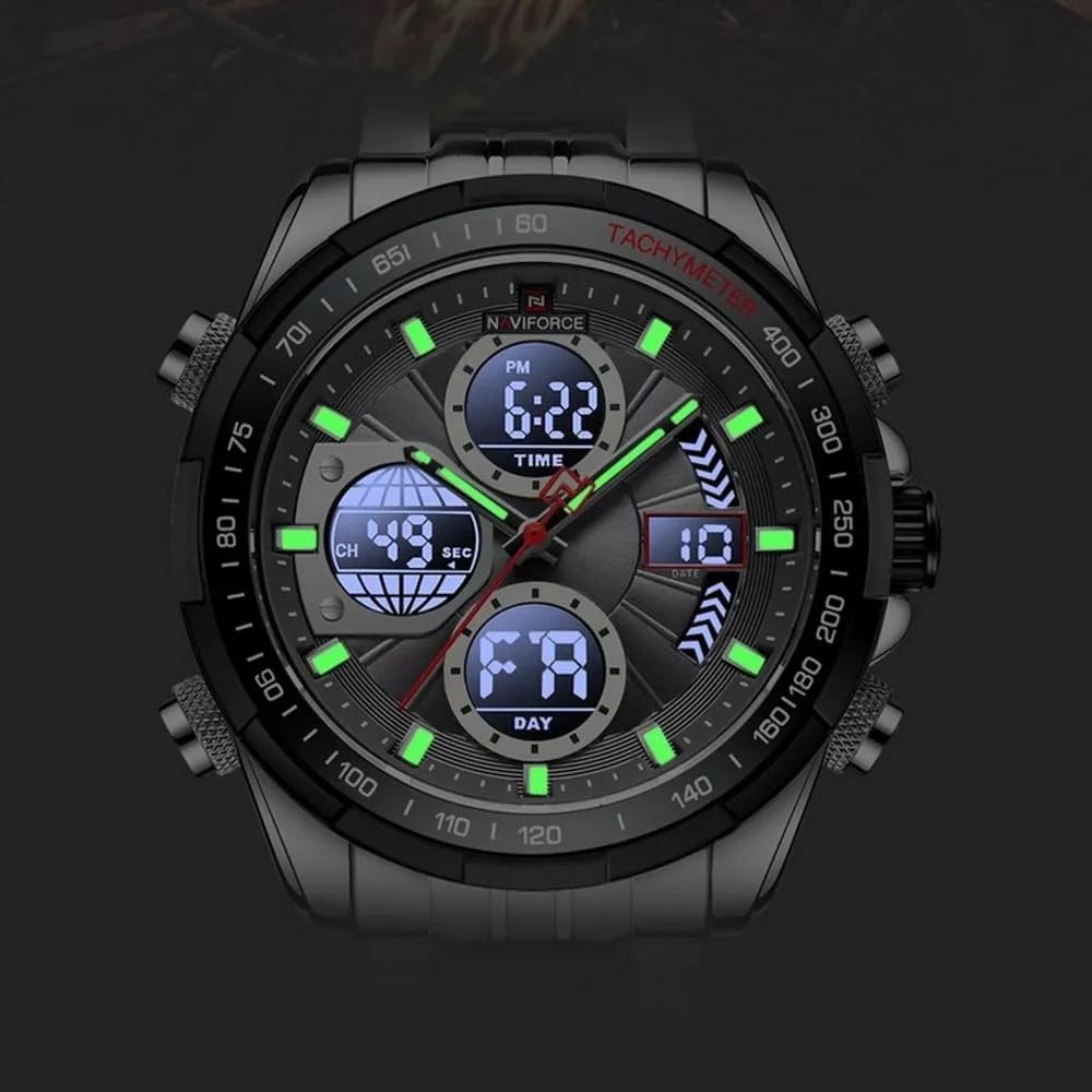 RELOJ CASIO NEGRO PLATEADO 2
