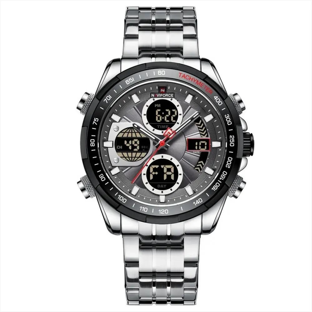 RELOJ CASIO NEGRO PLATEADO 2