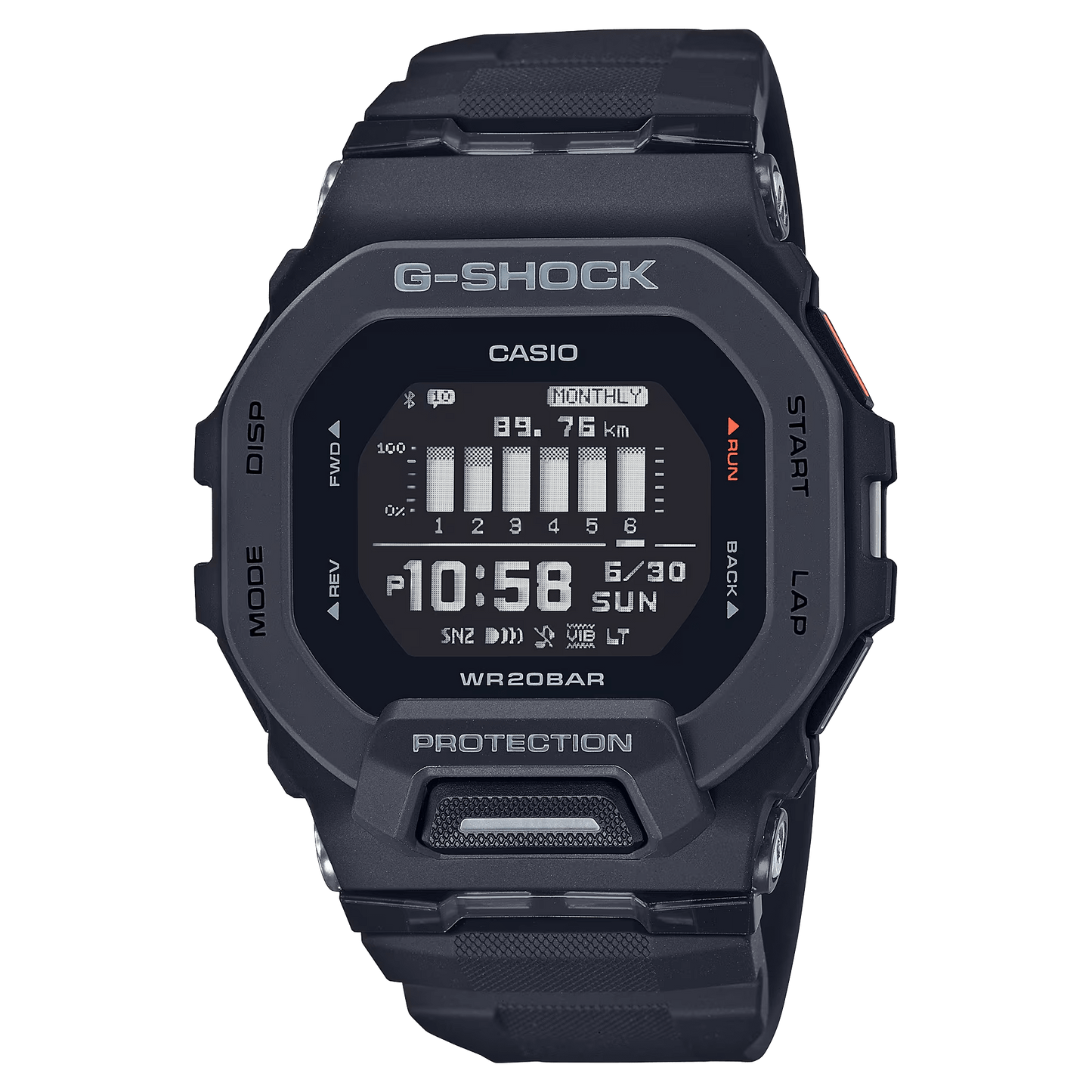 RELOJ G SCHOCK DEPORTIVO NEGRO