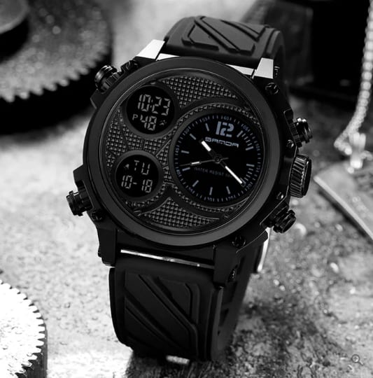 COMBO SANDA 3002 Y SKMEI 1251 - P