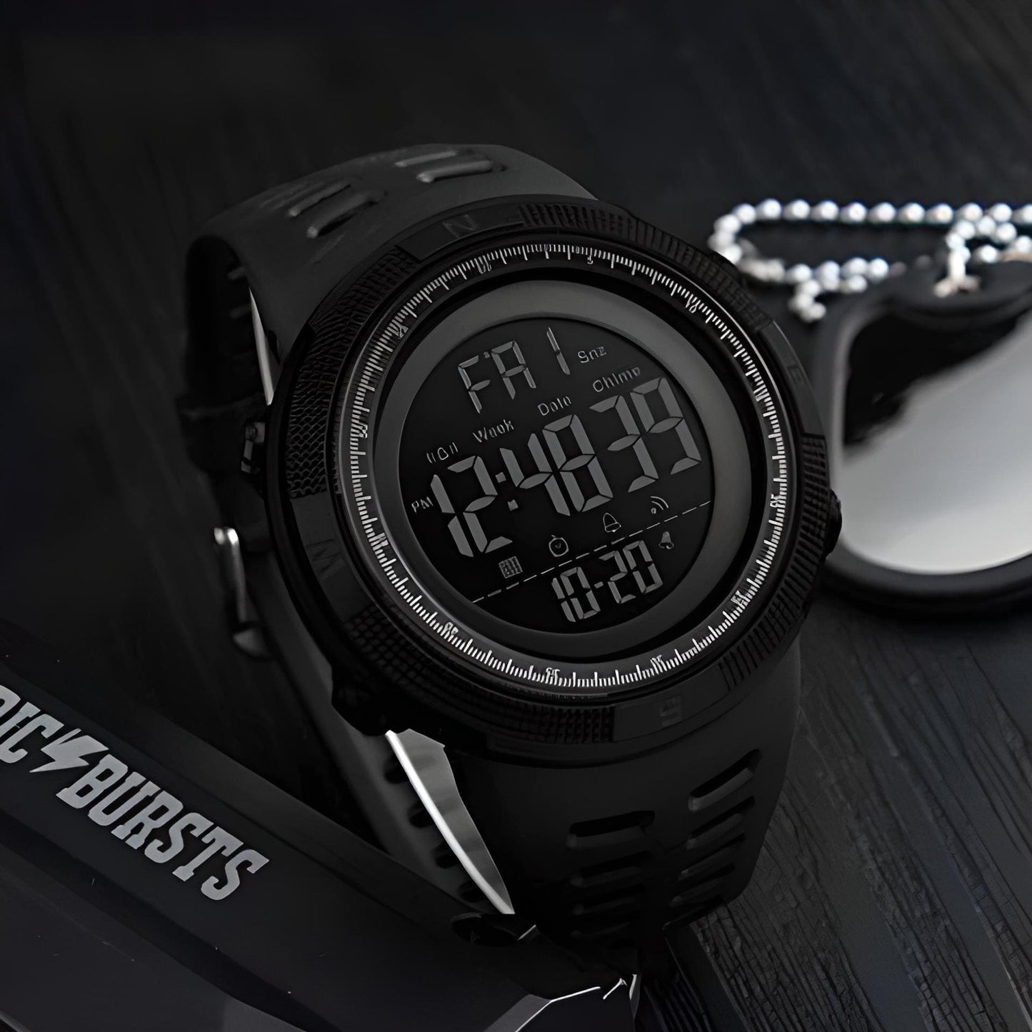 RELOJ SKEMI ORIGINAL REF: 1252 FULL NEGRO - P