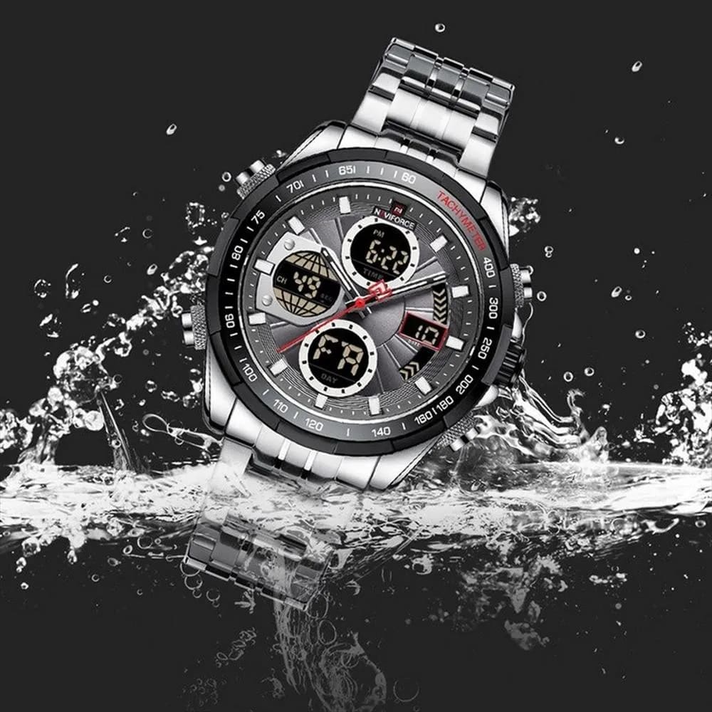 RELOJ CASIO NEGRO PLATEADO 2
