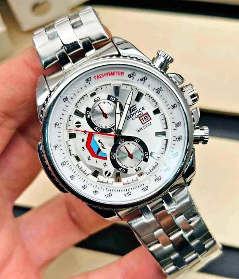 RELOJ CASIO EDIFICE PLATEADO DORADO