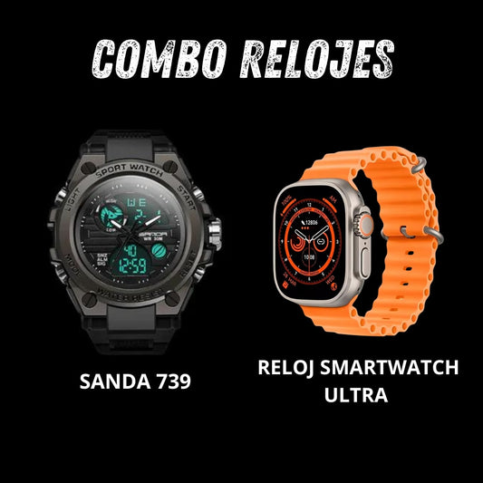COMBO SANDA 739 Y SMARTWATCH ULTRA - P