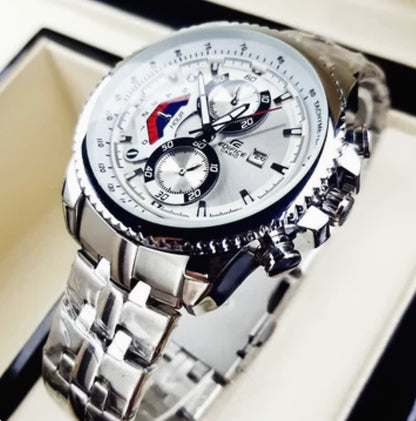 RELOJ CASIO EDIFICE PLATEADO DORADO