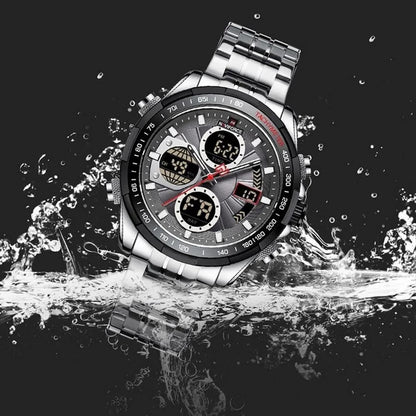 RELOJ CASIO NEGRO PLATEADO 2